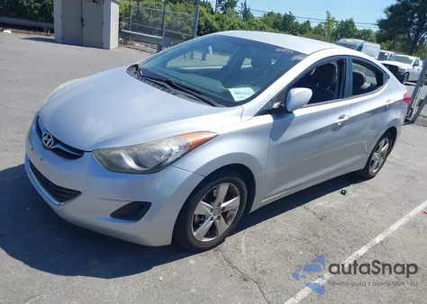 2013 Hyundai Elantra Gls from USA, damaged, VIN 5NPDH4AE2DH349584